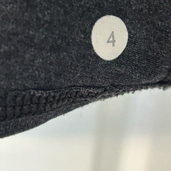 Lululemon racer tank. Size 4. Heather grey. - Picture 3 of 4